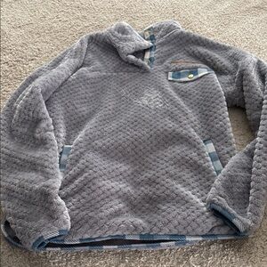 Simply Southern Gray Quilted Zip-Up